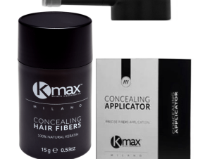 KMax Milano Starter Kit – Applicator & Fibers Ανοικτό καστανό Economy 32gr